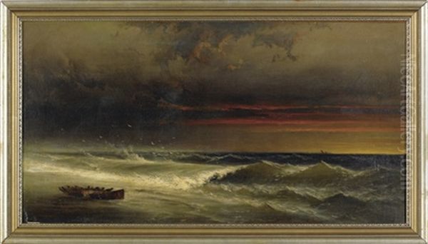 Sunset Coastal Scene - view 1