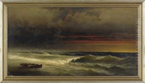 Sunset Coastal Scene by James Hamilton
