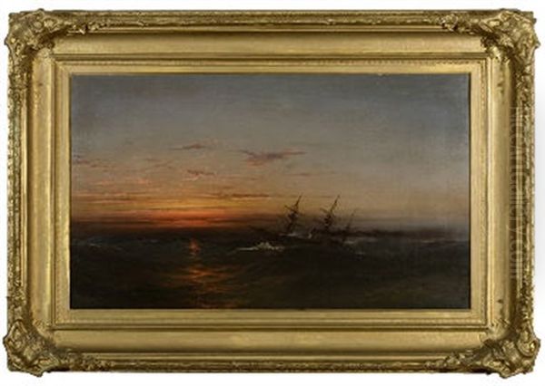 Sunset At Sea - view 1