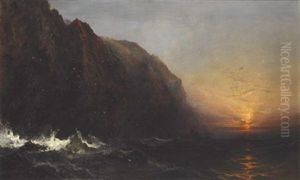 Sunset, California Cliffs by James Hamilton
