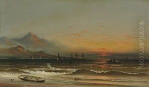 Sunrise On The Coast Of Wales by James Hamilton