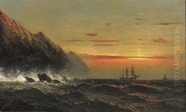 Sailing At Dusk - view 1