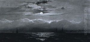 Ships In Moonlight Ships In Moonlight