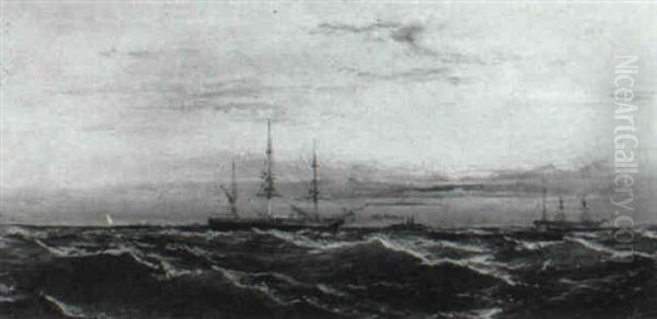 Ships Under The Sunset - view 1