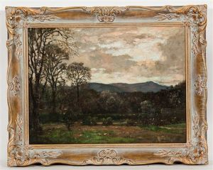 Landscape At Dusk by James Whitelaw Hamilton