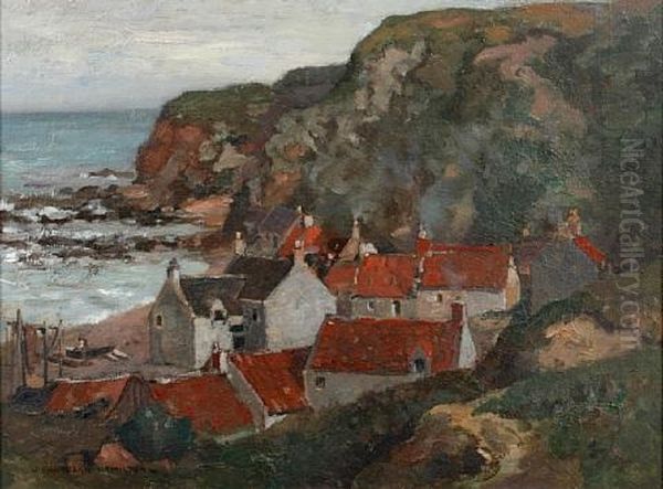 Coastal Fishing Village (ross, Near Kirkcudbright?) - view 1