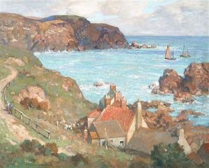 St. Abb's, Berwickshire by James Whitelaw Hamilton