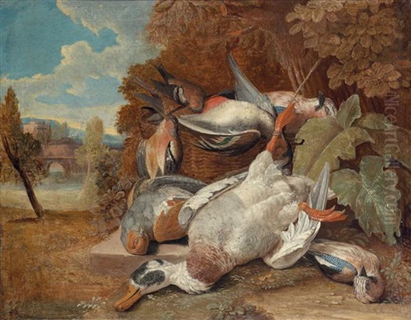 Jagdstillleben Mit Erlegtem Wildgeflugel - view 1
