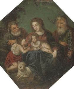 The Holy Family With Saint Joachim And The Infant Saint John The Baptist