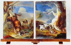 Trophee De Chasse Au Cerf by Johann Georg de Hamilton