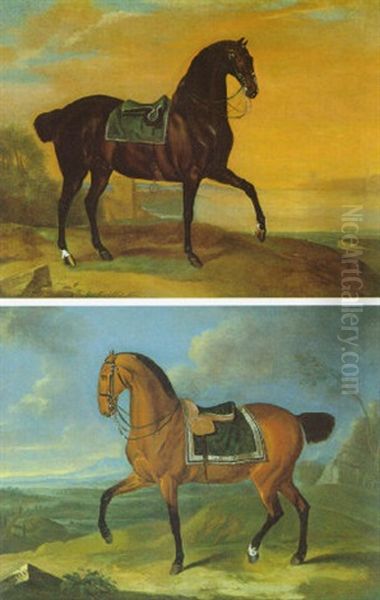 Schreitender Pferde: Brauner - view 1