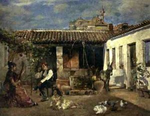 A Patio In Seville
