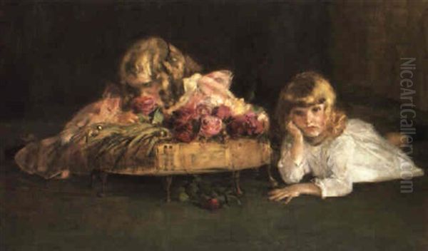 Children And Roses - view 1