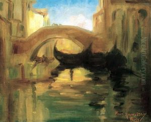 Gondolas, Venice by Mary Ritter Hamilton