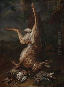 A Pair Of Hunting Still Lifes With Game A Pair Of Hunting Still Lifes With Game