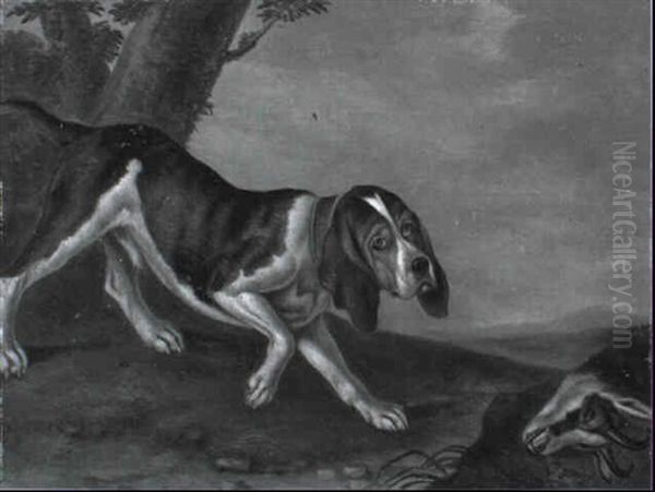 Jagdhund Mit Beute - view 1