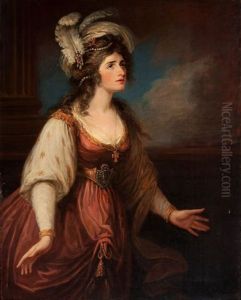 Portrait Of Sarah Siddons As Zara by William Hamilton