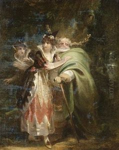The Merry Wives Of Windsor With Falstaff by William Hamilton