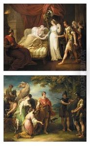 Palamon And Arcite (+ Erasistratus Discovering The Cause Of Antiochus' Malady; Pair)