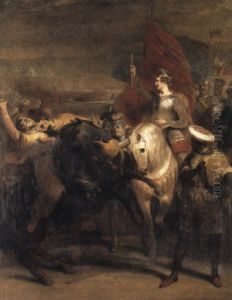 Historical Scene With Richard The Lionhearted (?) by William Hamilton