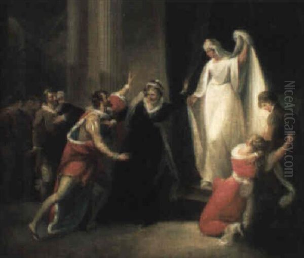 Scene From The Winter's Tale, Act V, Scene Iii by William Hamilton