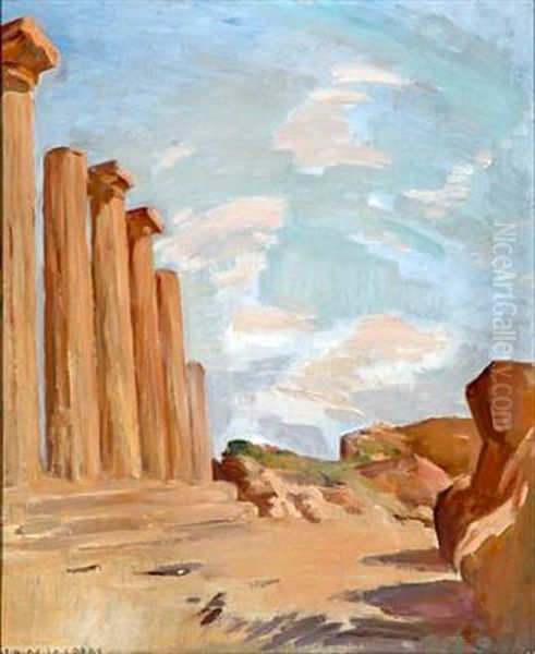 Tempel I Girgenti, Sicilien - view 1