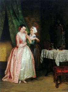 Fitting The Dress by Alexis van Hamme