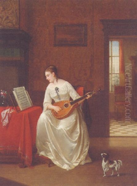 The Mandolin Player - view 1