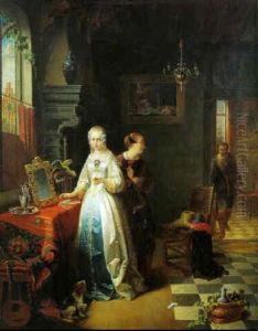 Die Schmuckanprobe by Alexis van Hamme