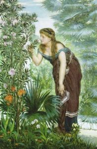 Jonge Vrouw In De Tuin by Antoine Van Hammee