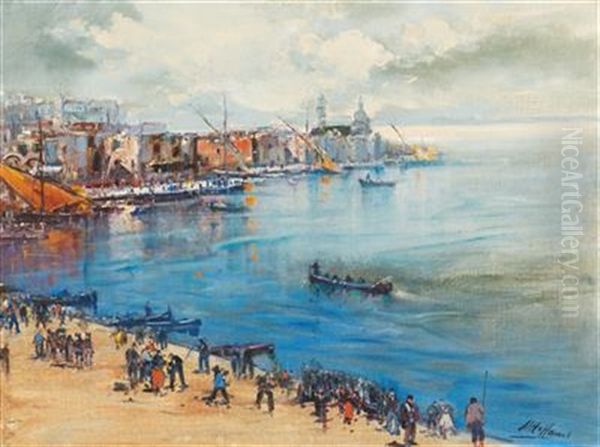 Naples, Port At Pozzuoli - view 1
