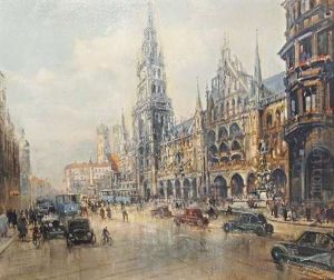 Der Marienplatz In Munchen