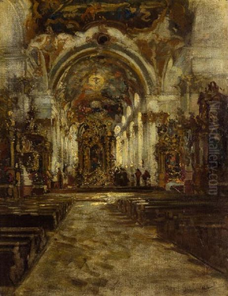 Blick In Die Heilig-kreuz-kirche In Landsberg - view 1