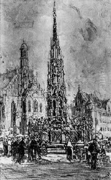 Schoner Brunnen In Nurnberg - view 1