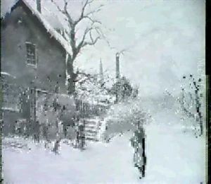 Hufschmiede Im Winter