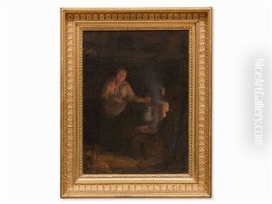 Peasant Woman With Child by Hans Jorgen Hammer