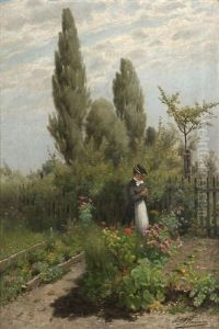 Woman In The Garden Woman In The Garden