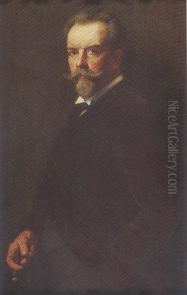 Portrait Eines Herrn Mit Zigarre - view 1
