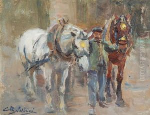 Cavalli Da Carrozza by Carlo Balestrini