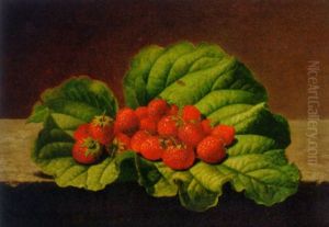 Strawberries On A Stone Ledge
