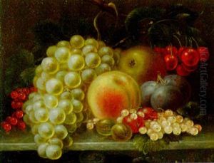 Still Life Of Grapes, Cherries, Gooseberries And Other Fruit