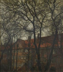 View Of Noggerade, Copenhagen by Svend Hammershoi
