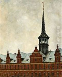 View From The Danish Stock Exchange by Svend Hammershoi