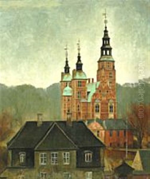 View Of Rosenborg Castle In Copenhagen - view 1