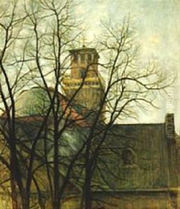 The Church Tower Of Vor Frue Kirke (the Cathedral)