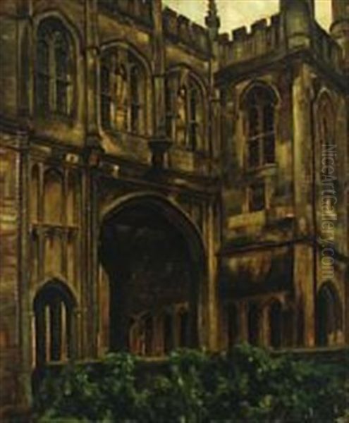 Wells Cathedral Chain Gate Seen From North West - view 1