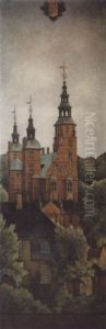 Rosenborg Slot by Svend Hammershoi