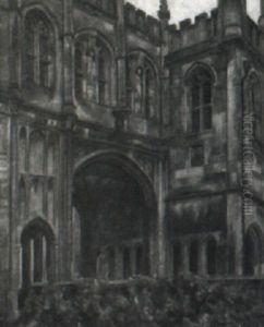 Wells Cathedral, Chain Gate Set Fra Nordvest