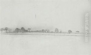 Road Near Lake Gentofte by Vilhelm Hammershoi
