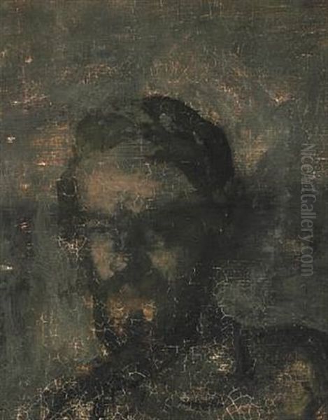 Draft For A Portrait Of Henry Madsen. Study For Aften I Stuen (evening In The Drawing Room) - view 1